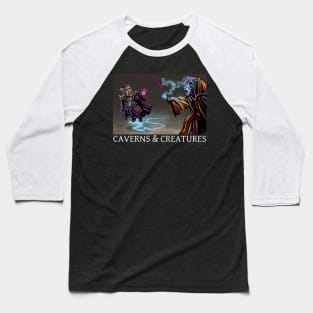 Caverns & Creatures: Dispel Magic Baseball T-Shirt